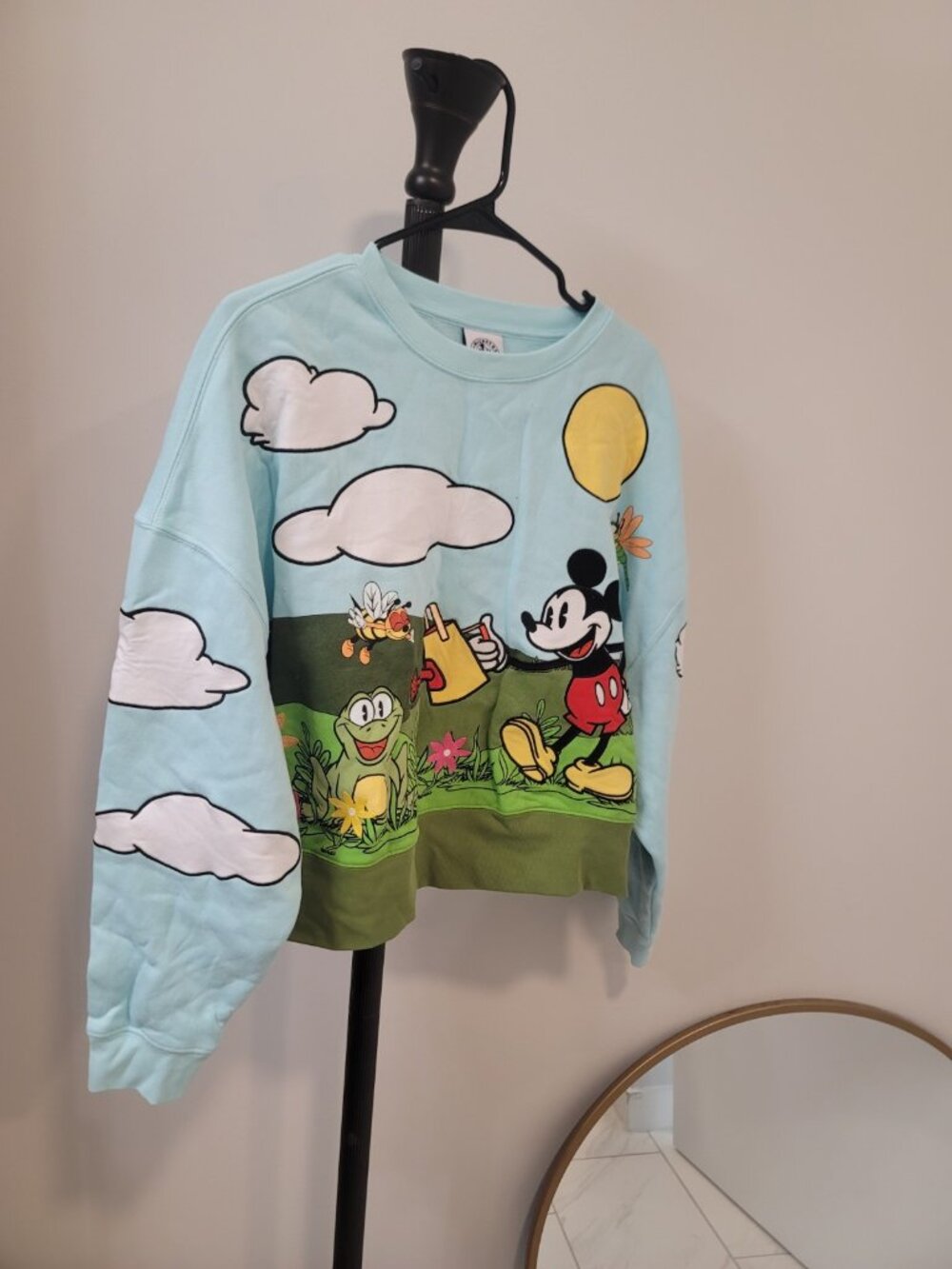 Disney Parks Mickey Garden Collection Short Sweatshirt By Mickey And Co XL Multi
